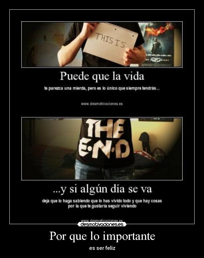 Por que lo importante - 