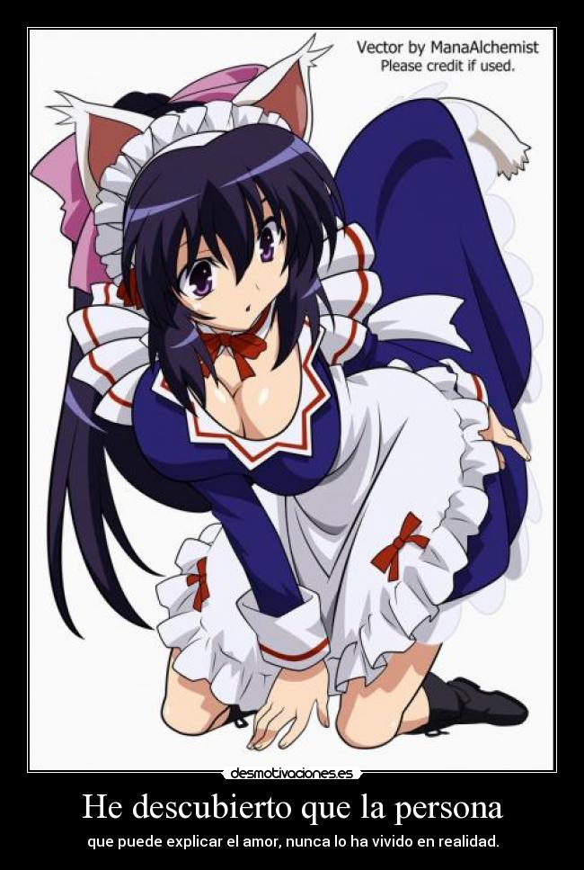 He descubierto que la persona - 