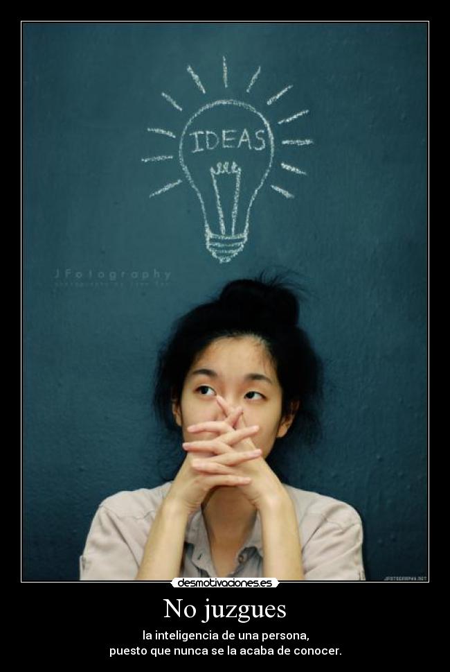 No juzgues - 