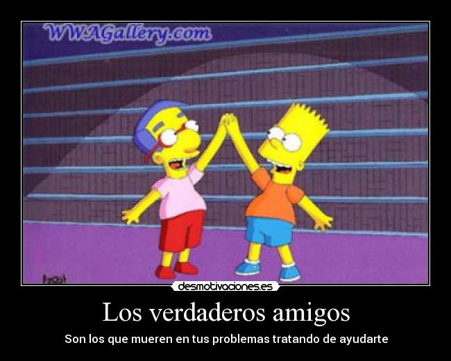 Los verdaderos amigos -