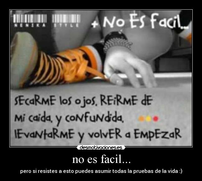 no es facil... - pero si resistes a esto puedes asumir todas la pruebas de la vida :)