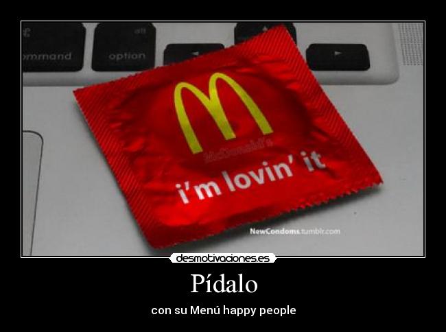 Pídalo - con su Menú happy people