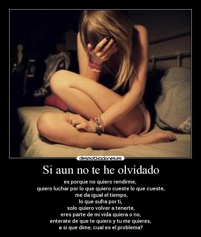 Si aun no te he olvidado -