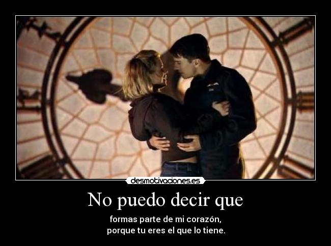 No puedo decir que -