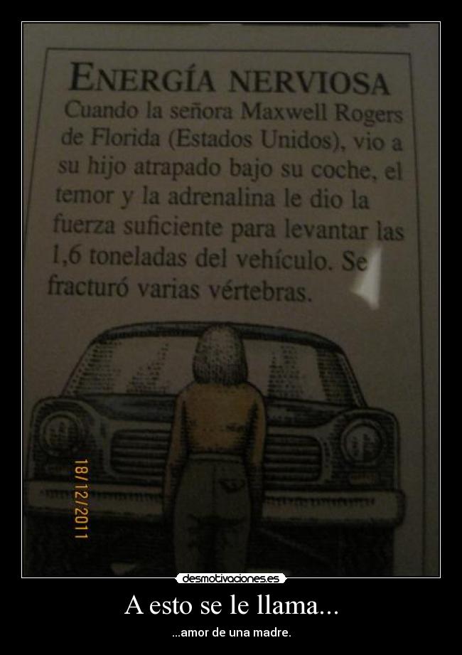 A esto se le llama... -