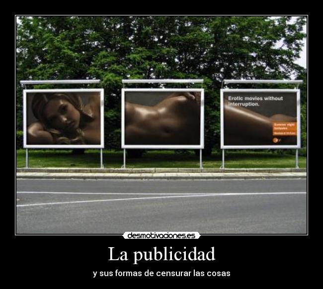 carteles publicidad desmotivaciones