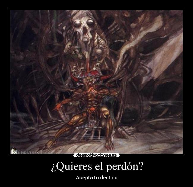 ¿Quieres el perdón? -