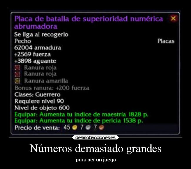 Números demasiado grandes -