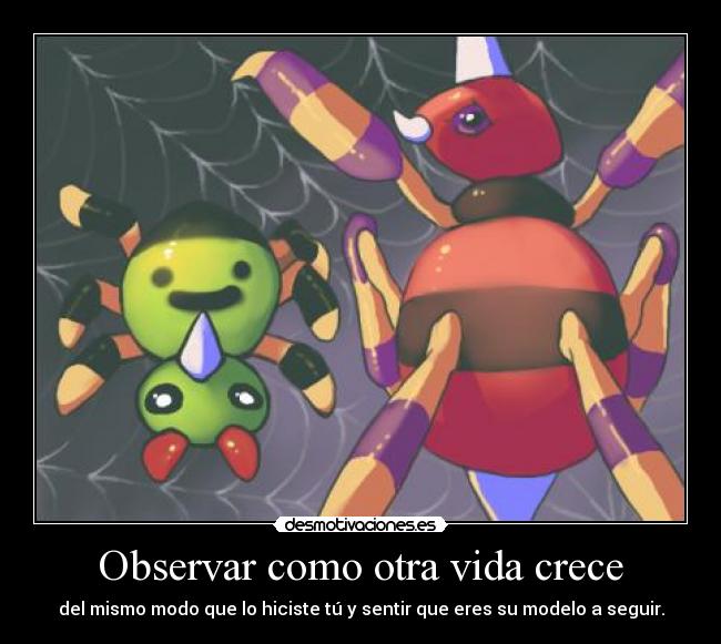 carteles vida observar como otra vida crece desmotivaciones