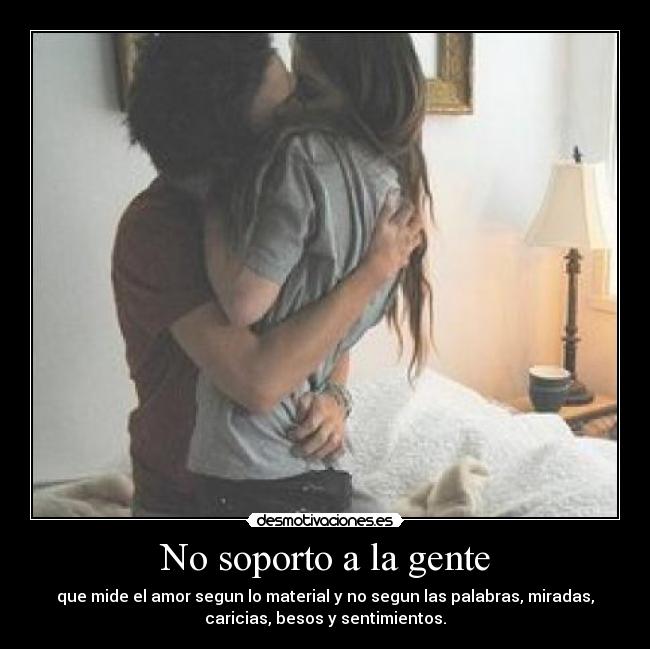 No soporto a la gente - 