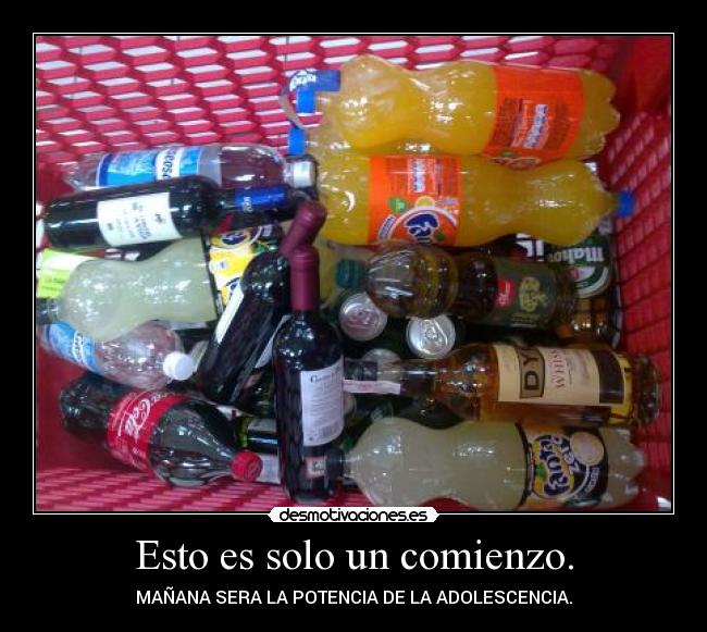 Esto es solo un comienzo. - MAÑANA SERA LA POTENCIA DE LA ADOLESCENCIA.