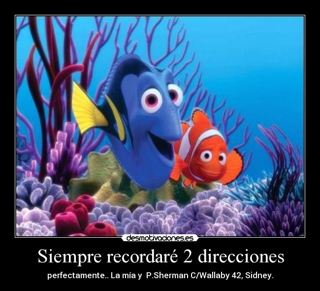 Siempre recordaré 2 direcciones -