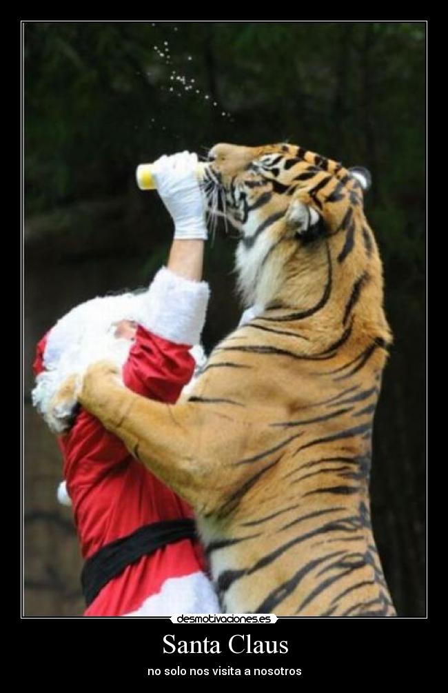 Santa Claus - no solo nos visita a nosotros