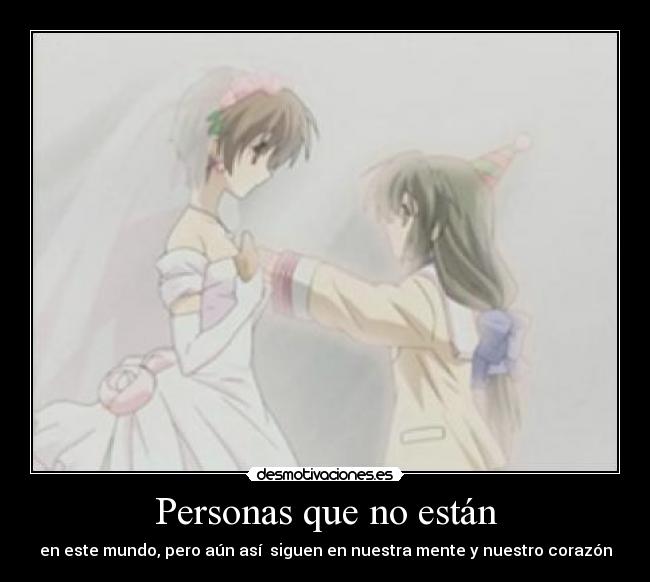 Personas que no están -