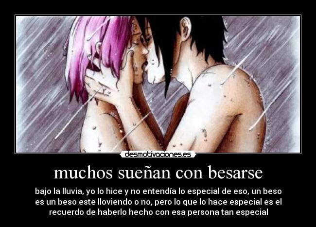 muchos sueñan con besarse - 