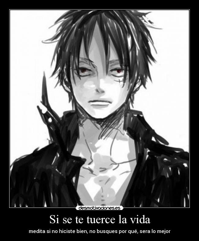 carteles vida sfdk one piece luffy desmotivaciones