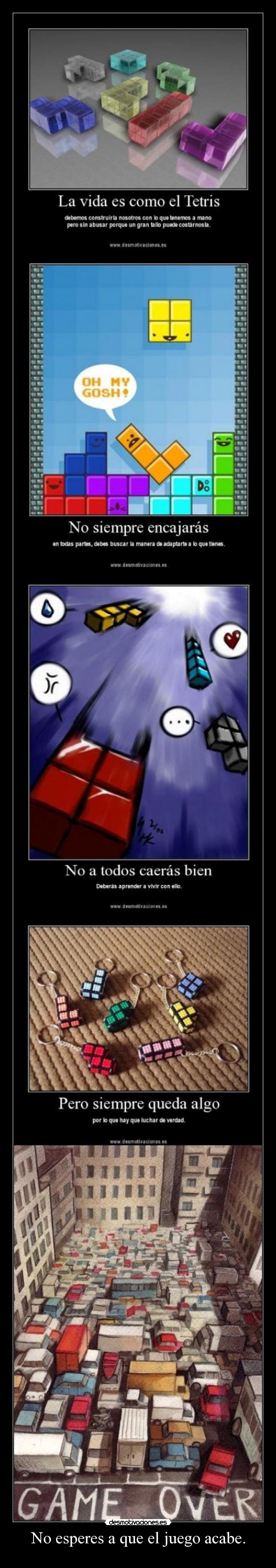 No esperes a que el juego acabe. - 