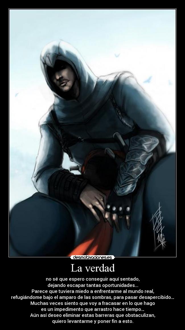 carteles assassins creed altair una pequena reflexion desmotivaciones
