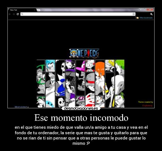 Ese momento incomodo -