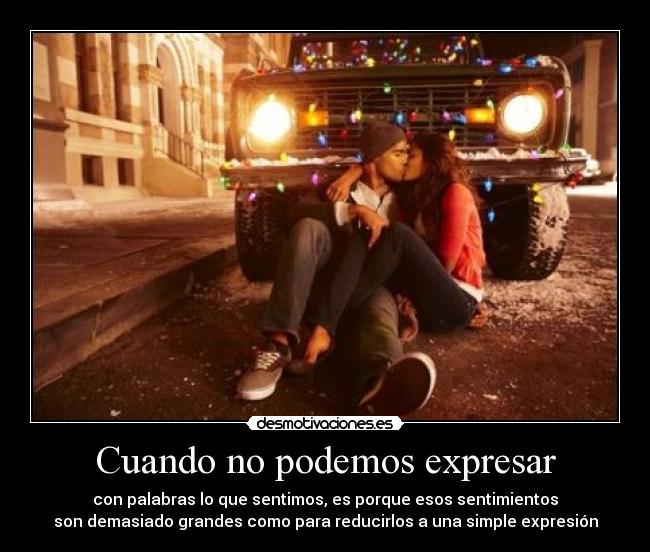 Cuando no podemos expresar - 