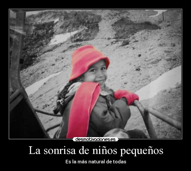 La sonrisa de niños pequeños - 