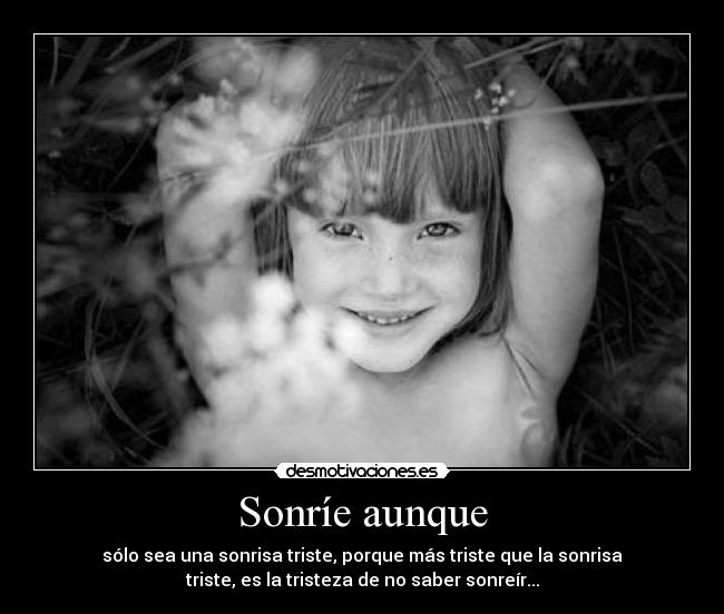 Sonríe aunque - 