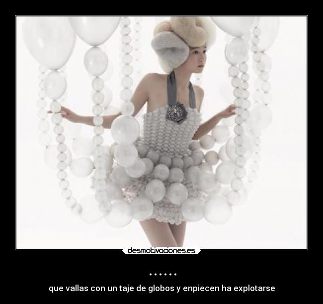 ...... - que vallas con un taje de globos y enpiecen ha explotarse