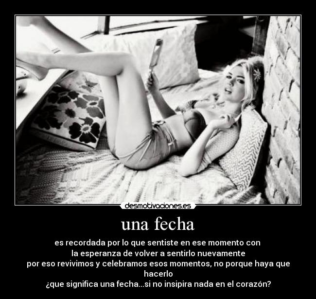 una fecha -