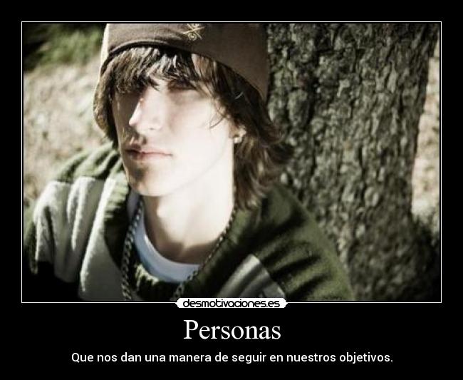 Personas - Que nos dan una manera de seguir en nuestros objetivos.