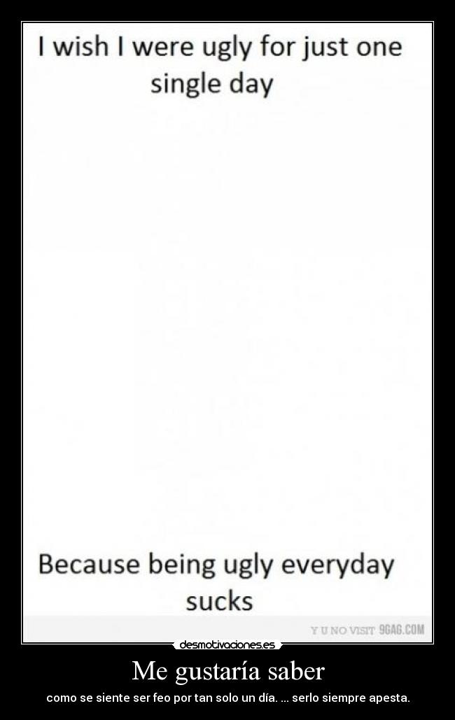 Me gustaría saber -