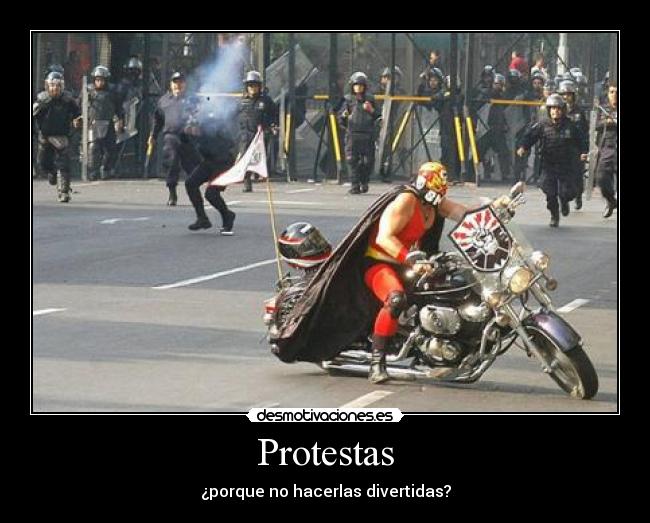 Protestas - ¿porque no hacerlas divertidas?