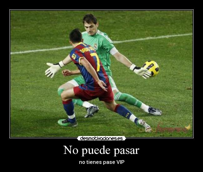 No puede pasar - no tienes pase VIP