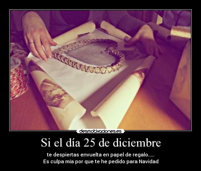 Si el día 25 de diciembre - 