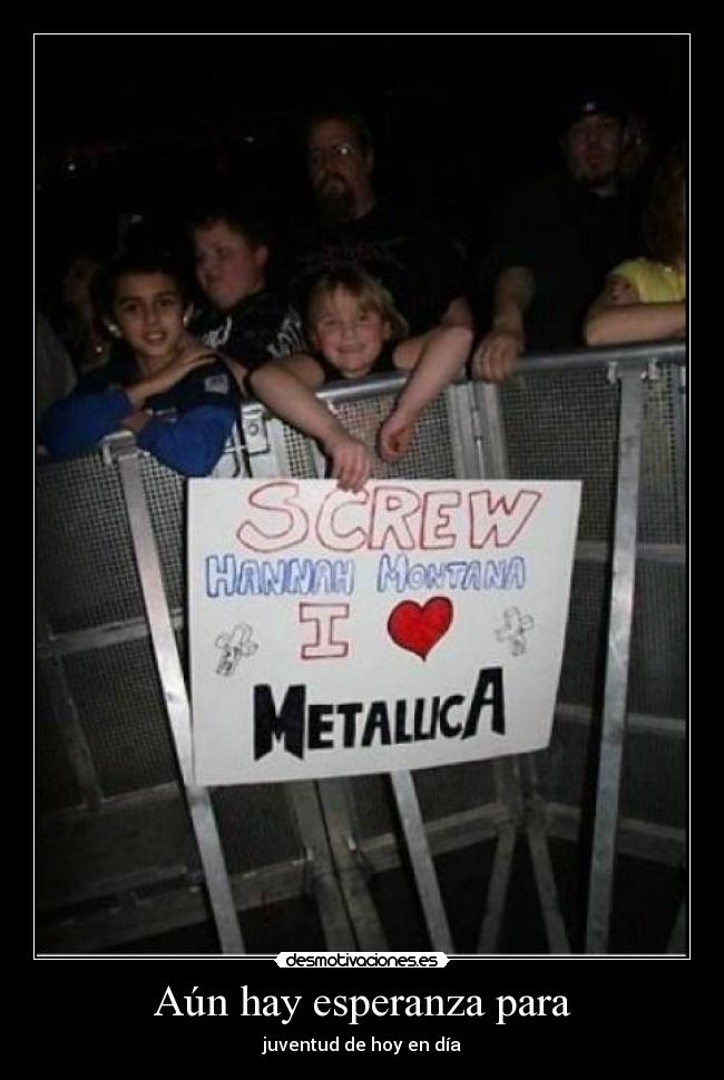 Aún hay esperanza para - juventud de hoy en día