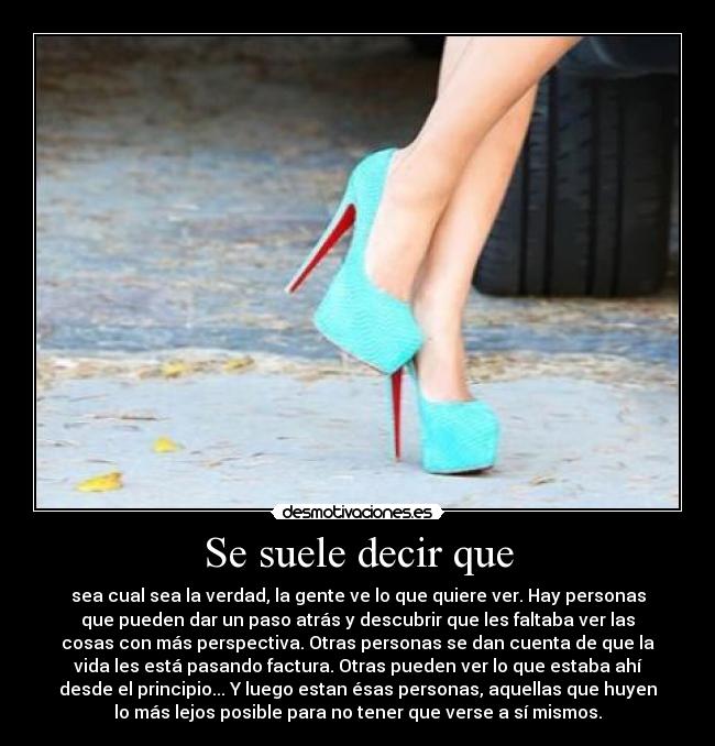 Se suele decir que - 