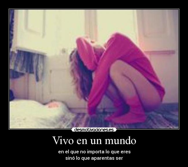 Vivo en un mundo -