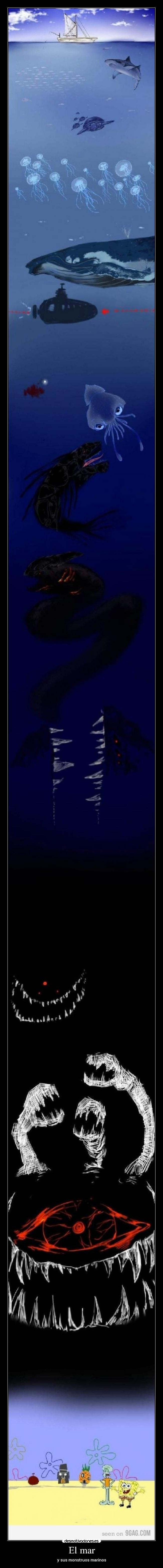 El mar - y sus monstruos marinos
