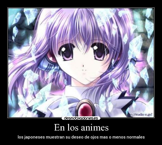 En los animes -
