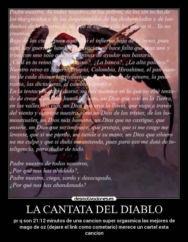 LA CANTATA DEL DIABLO - 