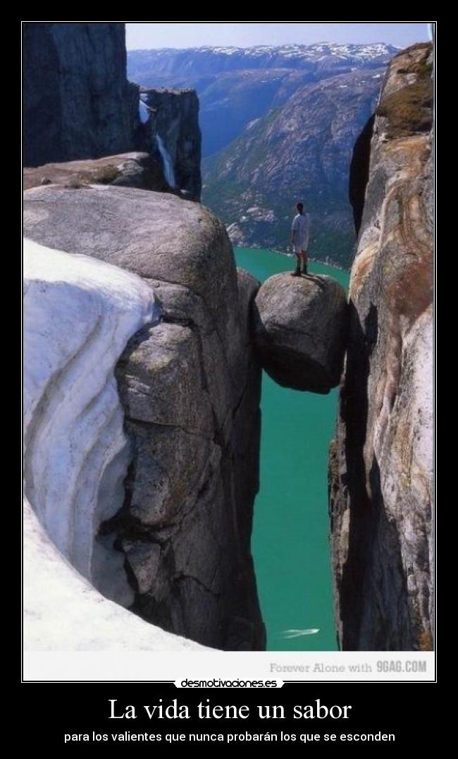 La vida tiene un sabor -