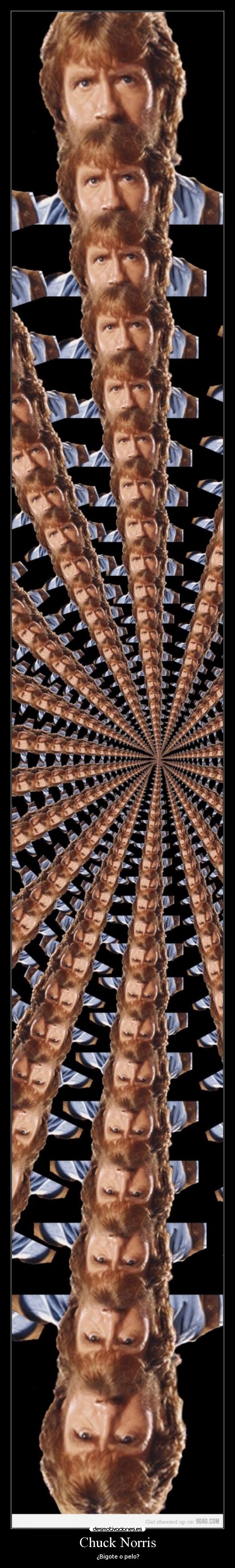 Chuck Norris - ¿Bigote o pelo?