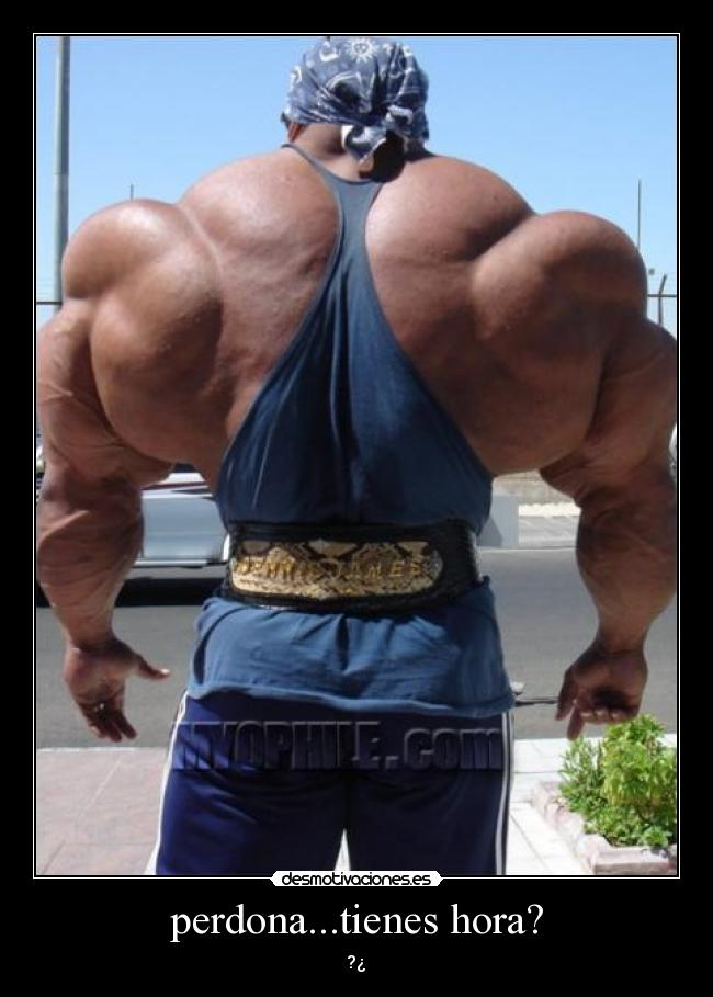 perdona...tienes hora? -