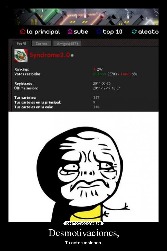 Desmotivaciones, -