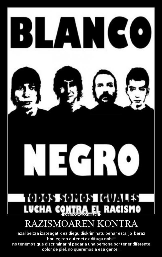 carteles racismo desmotivaciones
