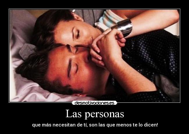 Las personas -