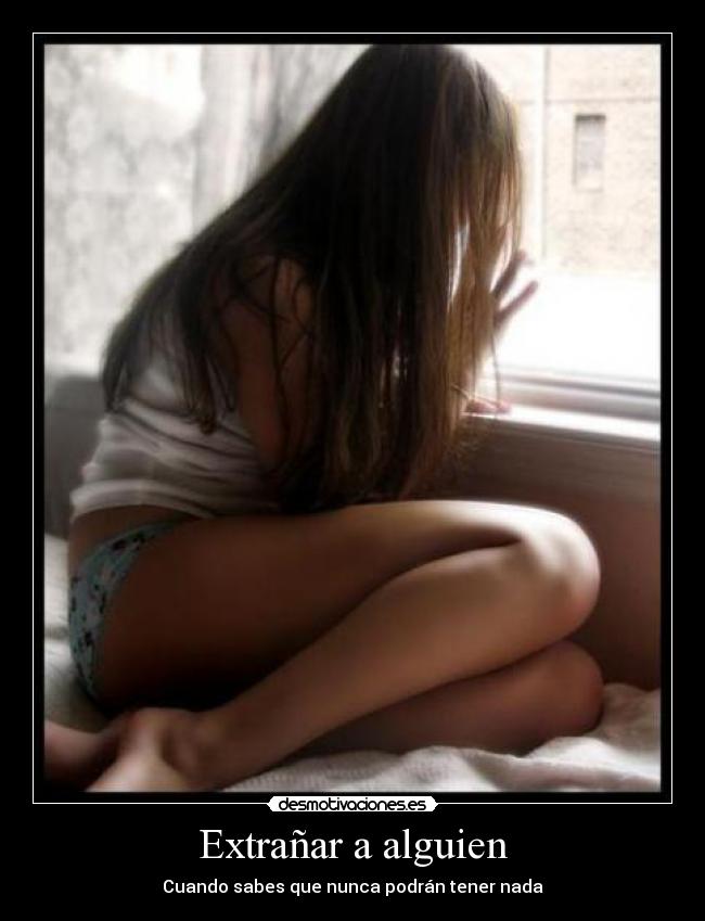 Extrañar a alguien -