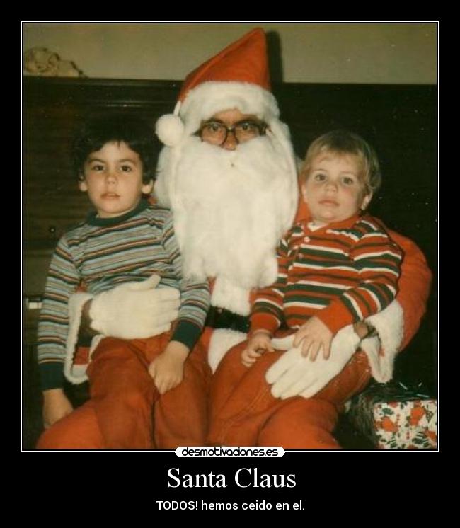 carteles santa claus desmotivaciones