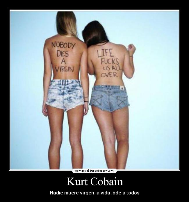 carteles kurt cobain desmotivaciones