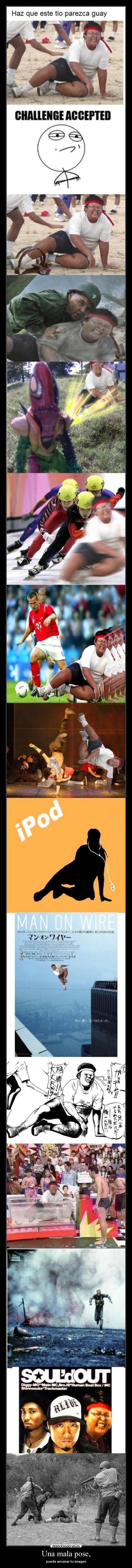 Una mala pose, - puede arruinar tu imagen