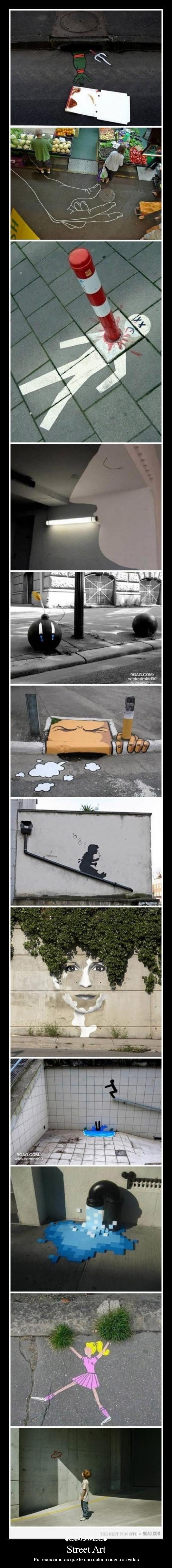 Street Art - Por esos artistas que le dan color a nuestras vidas